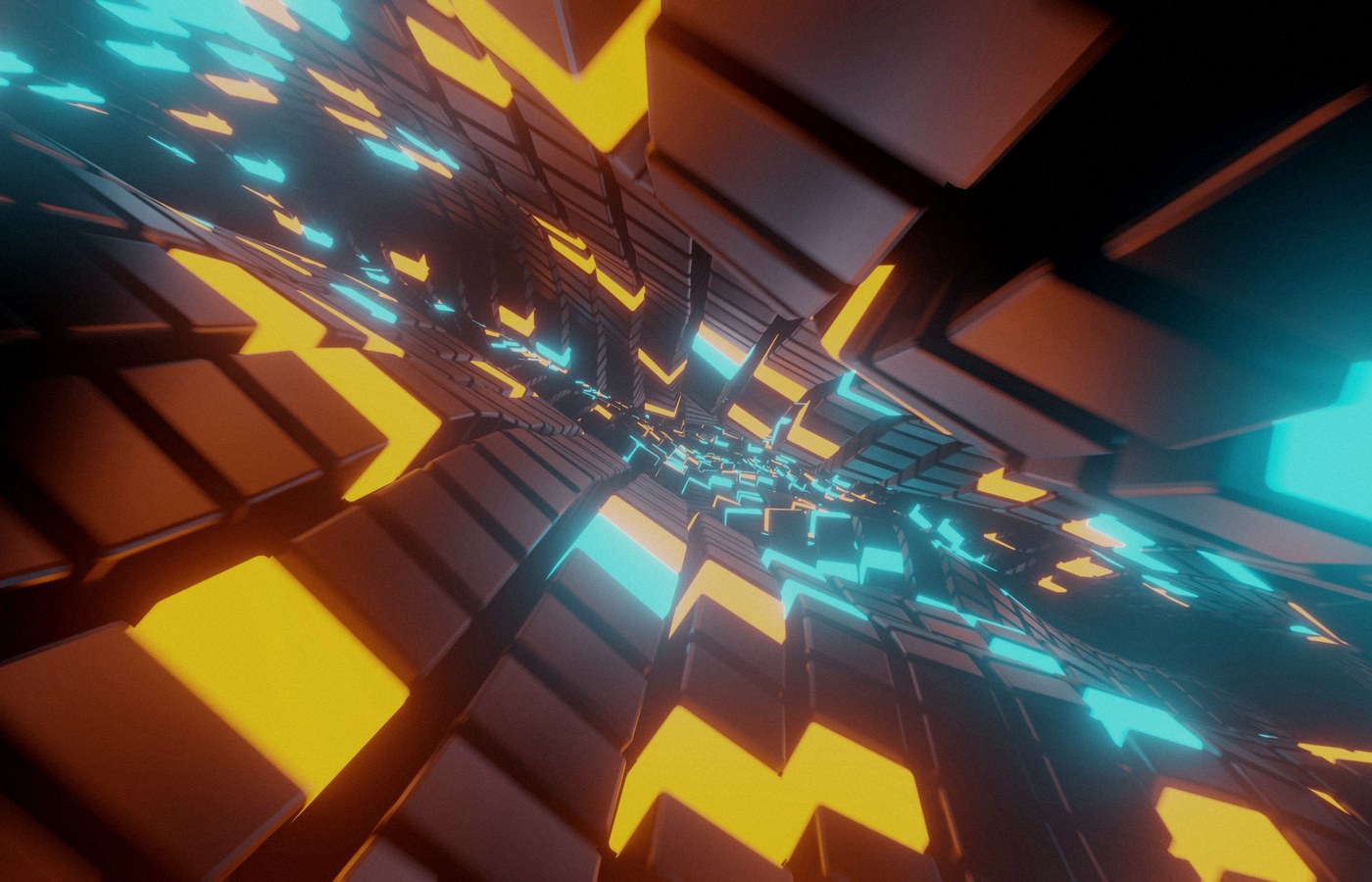 Face-free abstract compute racks for Arcee AI open-weight models — server-room geometry, Sep 16 2026