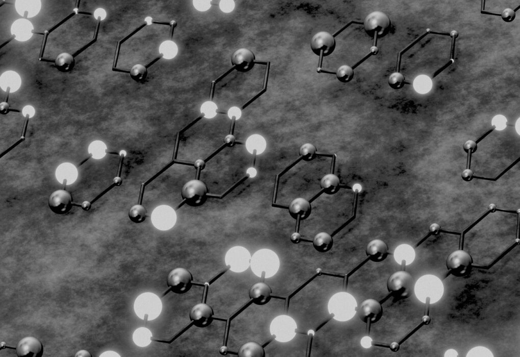 Face-free abstract molecular structure for ByteDance Anew Labs — spin-off raise, Sep 16 2026