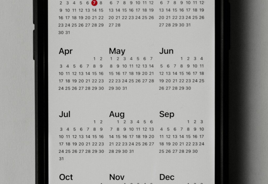 Face-free phone calendar still for Ferry Health care booking logistics, Sep 16 2026
