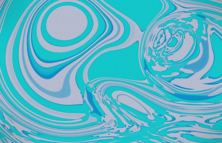 Face-free abstract blue and white swirling liquid art resembling a fluid vortex and turbulent flow — hero still for OpenAI Navier–Stokes Millennium Prize claim coverage